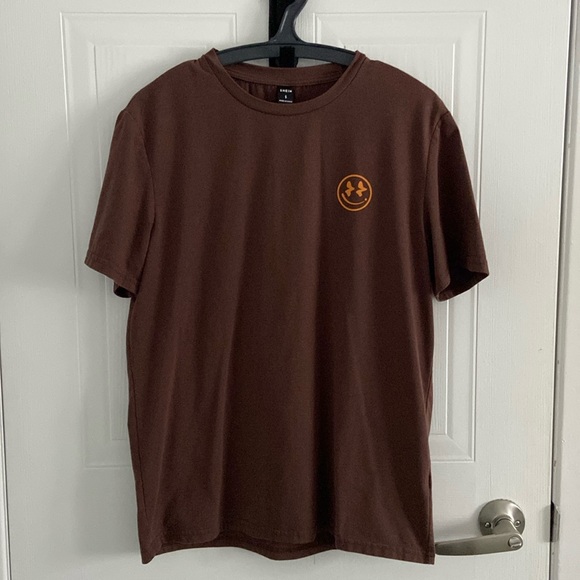 🩻MENS BROWN GRAPHIC TEE - Picture 2 of 2